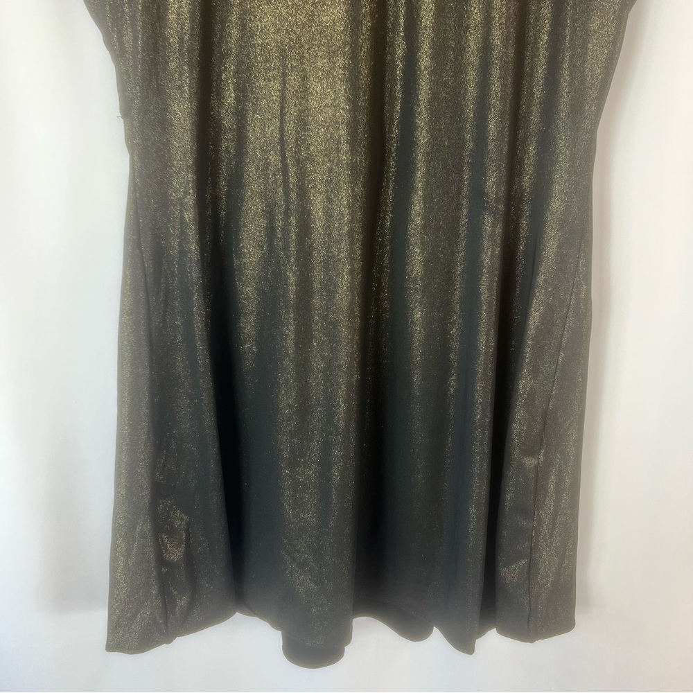 Y2K Babydoll Empire Waist Tunic Jeweled Buckled Sleeveless sparkly Top size:L - Picture 10 of 13